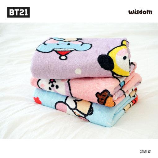 BT21 MININI BLANKET - Shopping Around the World with Goodsnjoy