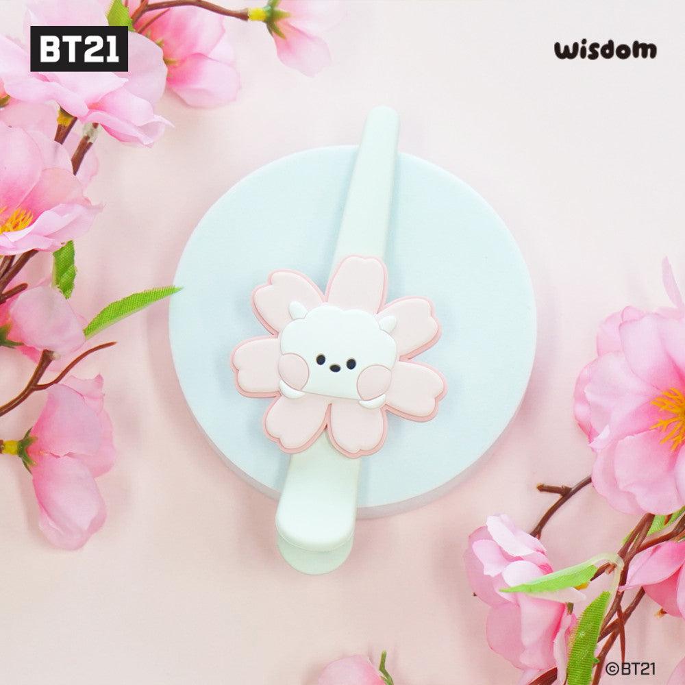 BT21 minini HAPPY FLOWER HAIRCLIP - Shopping Around the World with Goodsnjoy