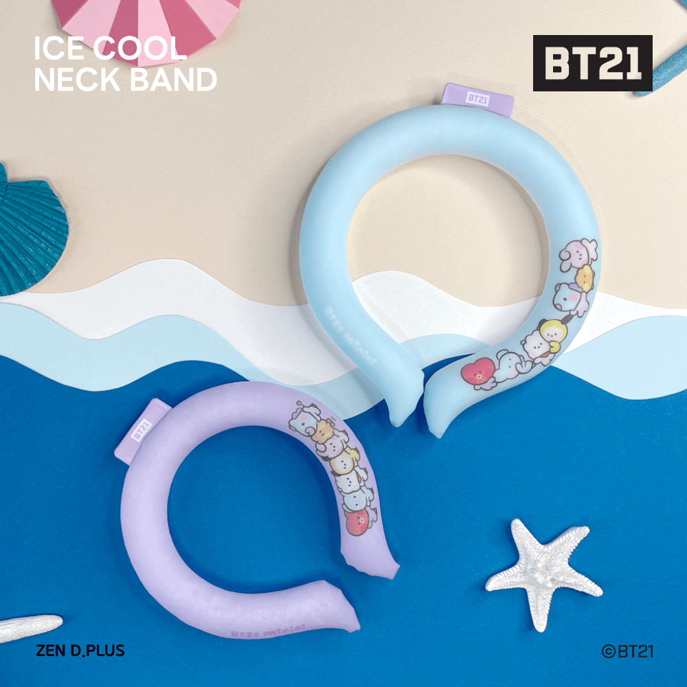 BT21 minini ICE COOL NECK BAND - Shopping Around the World with Goodsnjoy