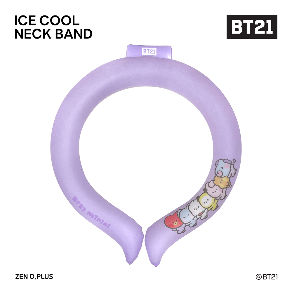 BT21 minini ICE COOL NECK BAND - Shopping Around the World with Goodsnjoy