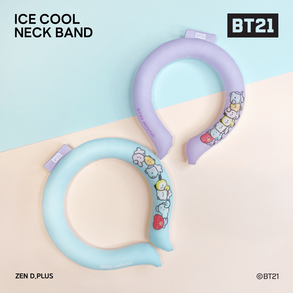 BT21 minini ICE COOL NECK BAND - Shopping Around the World with Goodsnjoy