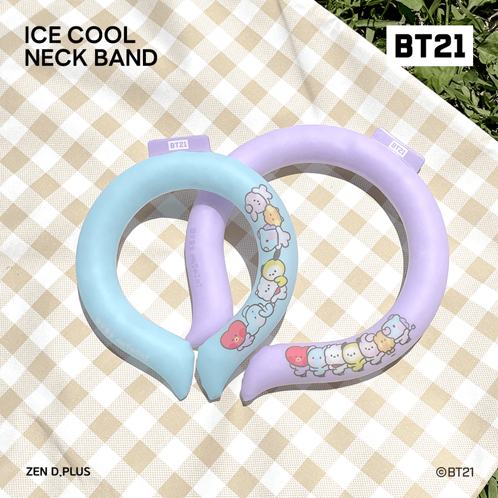 BT21 minini ICE COOL NECK BAND - Shopping Around the World with Goodsnjoy