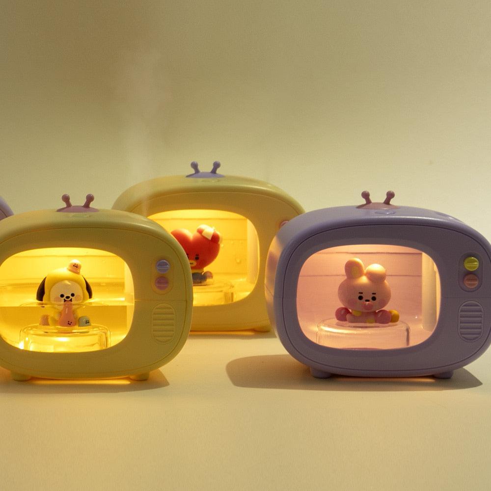 BT21 TV Model Wireless Portable Mini Humidifier LED Mood Light - Shopping Around the World with Goodsnjoy