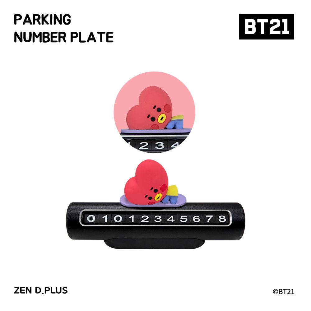 BT21 Baby Parking Lot Number Car Phone Number Plate - Shopping Around the World with Goodsnjoy