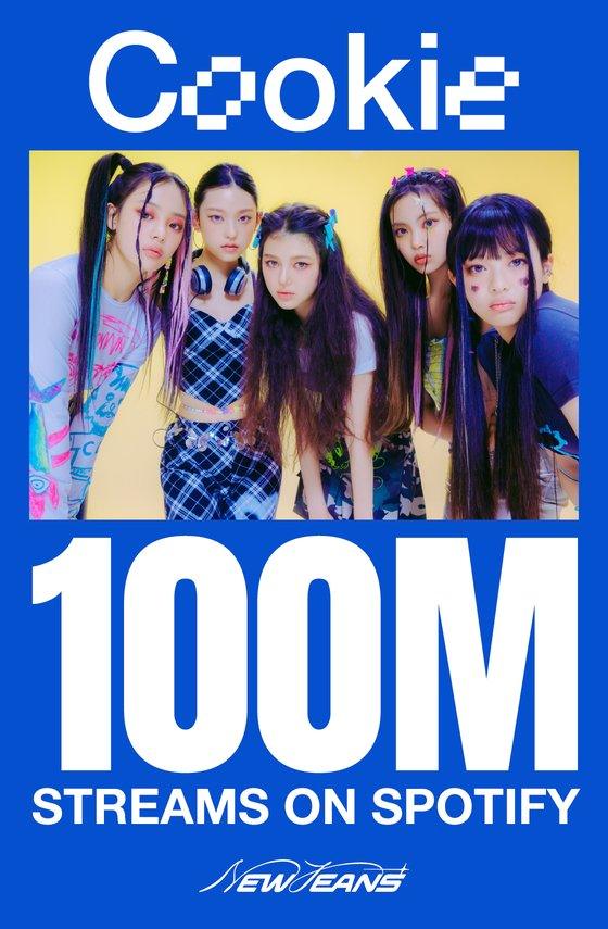New Jeans' debut song 'Cookie' surpassed 100 million cumulative views on Spotify - Shopping Around the World with Goodsnjoy