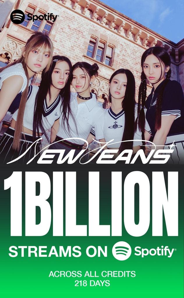 NewJeans, Spotify cumulative streaming exceeded 1 billion times - Shopping Around the World with Goodsnjoy
