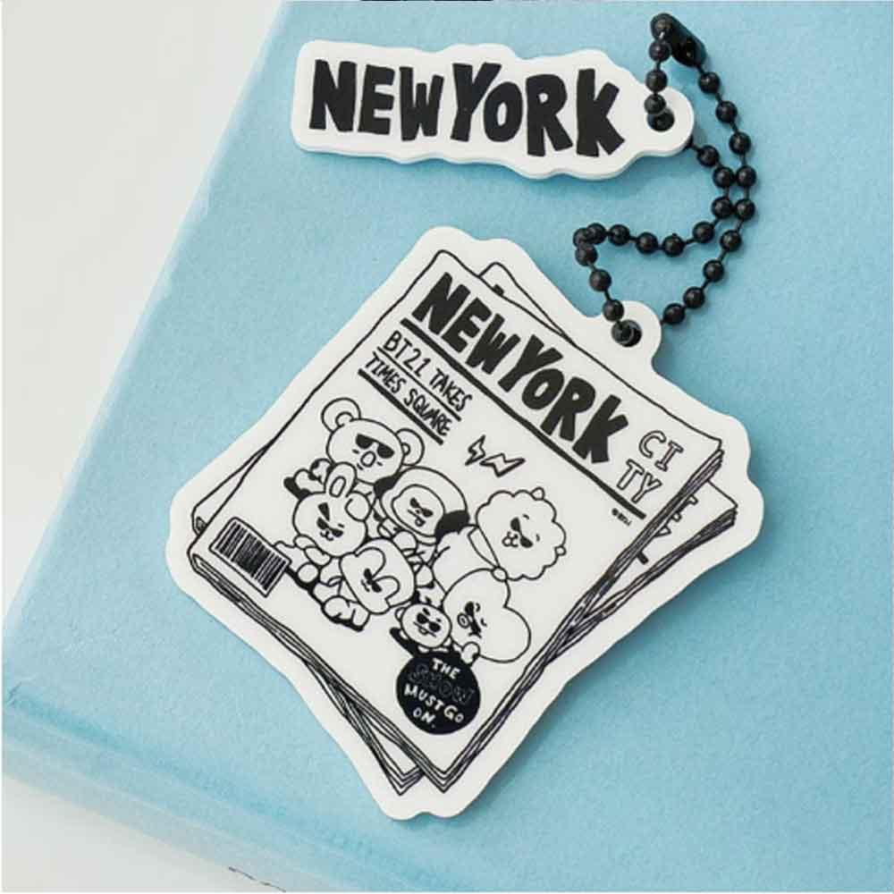 BT21 ACRYLIC KEYRING NEW YORK CITY EDITION - Shopping Around the World with Goodsnjoy