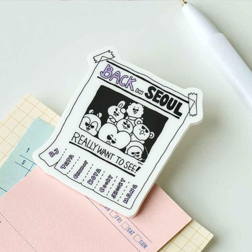 BT21 ACRYLIC MAGNETIC CLIP SEOUL CITY EDITION - Shopping Around the World with Goodsnjoy