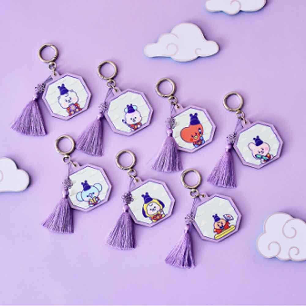 BT21 BABY MIRROR KEYRING K-EDITION ver.2 - Shopping Around the World with Goodsnjoy