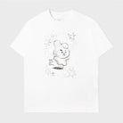 BT21 COOKY BASIC STREET SHORT SLEEVE TSHIRT WHITE - Shopping Around the World with Goodsnjoy