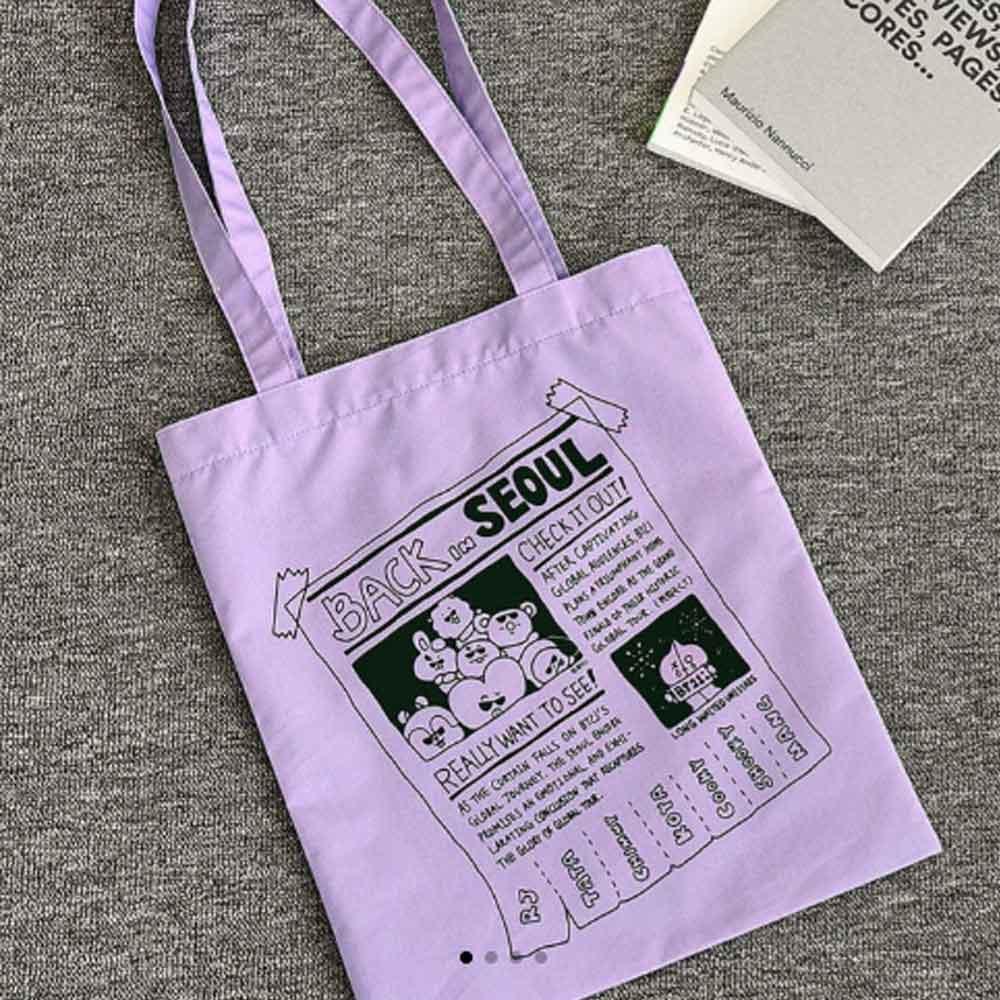 BT21 ECO BAG SEOUL CITY EDITION - Shopping Around the World with Goodsnjoy