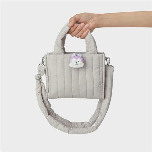 BT21 FACE DOLL BADGE 2 WAY QUILT BAG - Shopping Around the World with Goodsnjoy