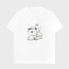 BT21 KOYA BASIC STREET SHORT SLEEVE TSHIRT WHITE - Shopping Around the World with Goodsnjoy