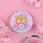 BT21 LEATHER PATCH MIRROR CHERRY BLOSSOM - Shopping Around the World with Goodsnjoy