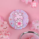 BT21 LEATHER PATCH MIRROR CHERRY BLOSSOM - Shopping Around the World with Goodsnjoy