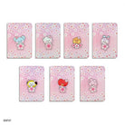 BT21 LEATHER PATCH PASSPORT COVER SMALL CHERRY BLOSSOM - Shopping Around the World with Goodsnjoy