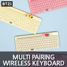 BT21 Little Buddy Baby Wireless Bluetooth Keyboard/ Multi Pairing/ Baby Figure Desk Top - Shopping Around the World with Goodsnjoy