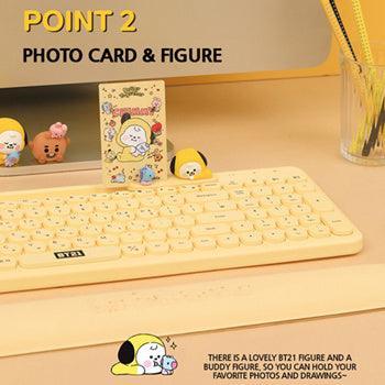 BTS BT21 Official Authentic Goods Little Buddy Multi-Pairing Wireless Keyboard popular