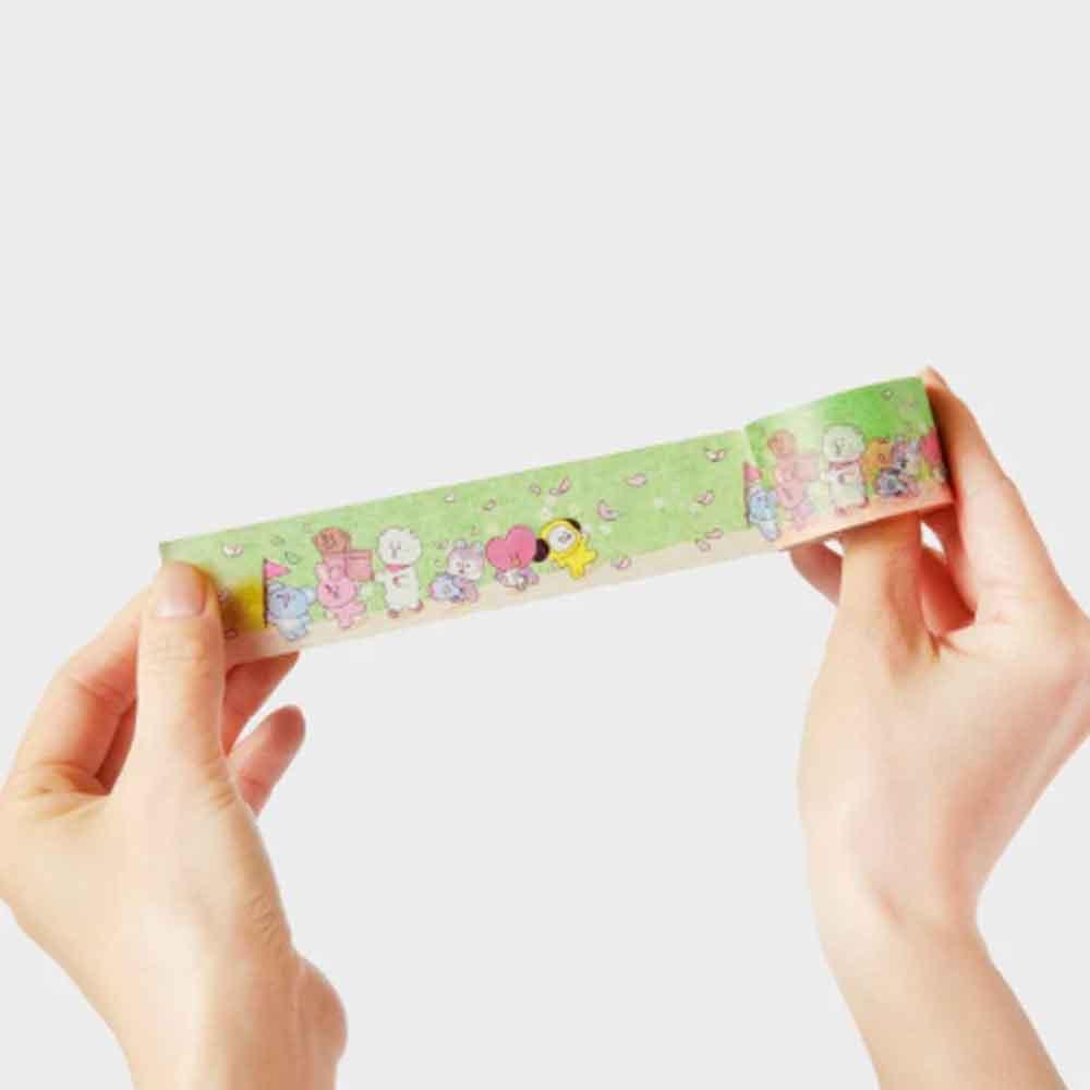 BT21 MASKING TAPE SET SPRING DAYS - Shopping Around the World with Goodsnjoy