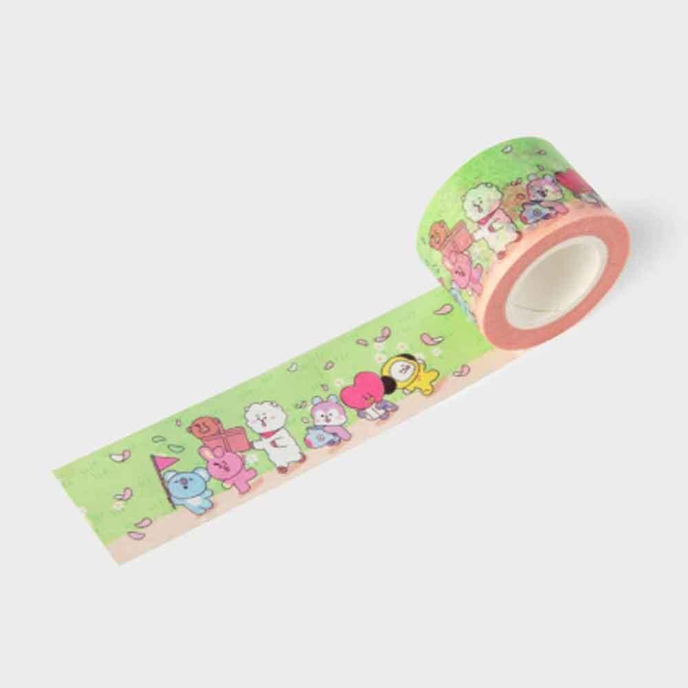 BT21 MASKING TAPE SET SPRING DAYS - Shopping Around the World with Goodsnjoy