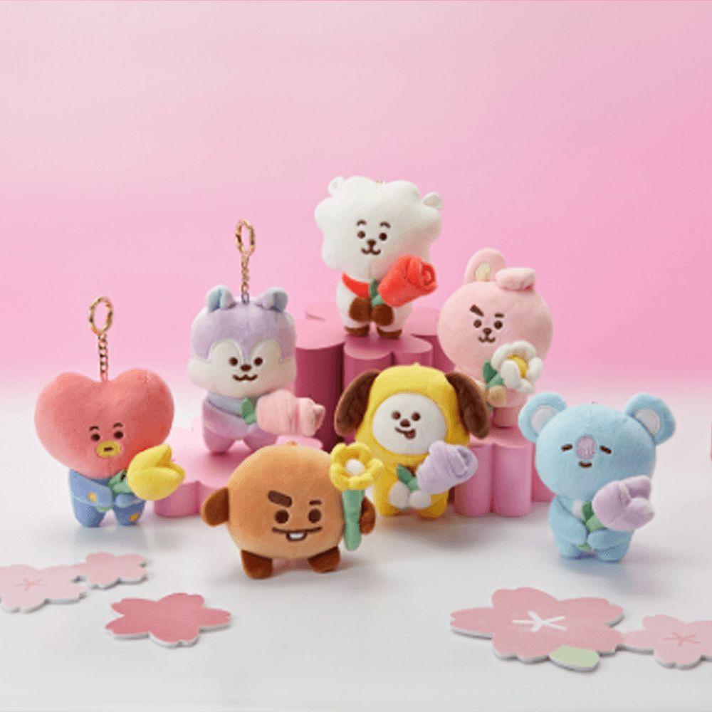 BT21 MINI DOLL KEYRING SPRING DAYS - Shopping Around the World with Goodsnjoy