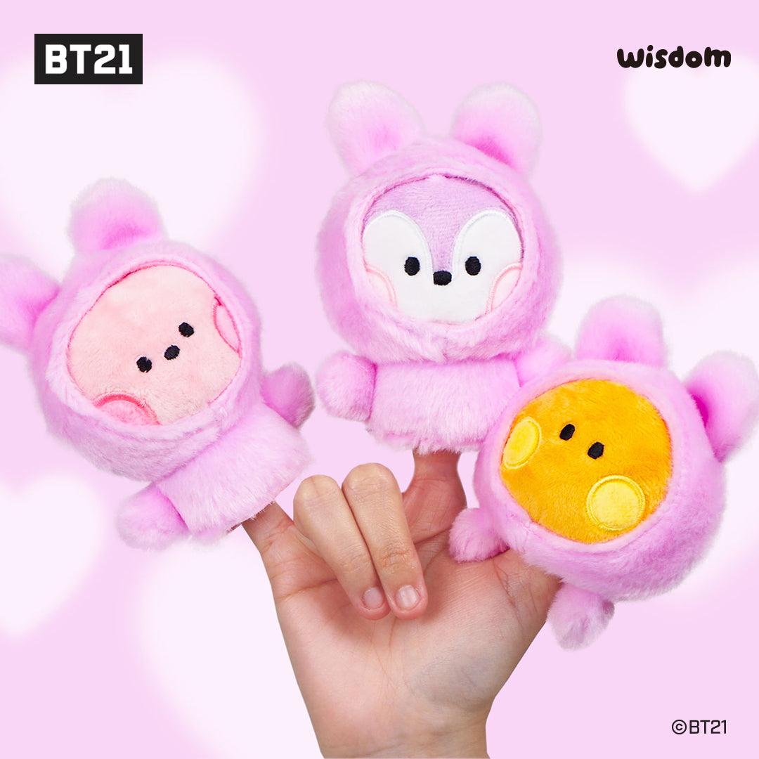 BT21 minini FINGER PUPPET KEYRING - Shopping Around the World with Goodsnjoy