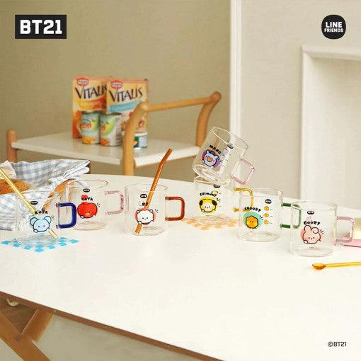 BT21 MININI GLASS CUP - Shopping Around the World with Goodsnjoy