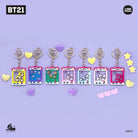 BT21 minini GLITTER KEY HOLDER - Shopping Around the World with Goodsnjoy