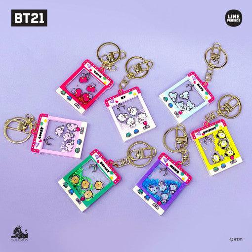 BT21 minini GLITTER KEY HOLDER - Shopping Around the World with Goodsnjoy