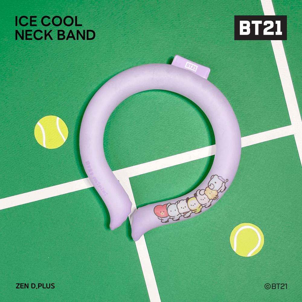 BT21 minini ICE COOL NECK BAND - Shopping Around the World with Goodsnjoy