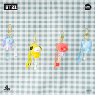 BT21 minini INITIALS FIGURE KEYRING - Shopping Around the World with Goodsnjoy