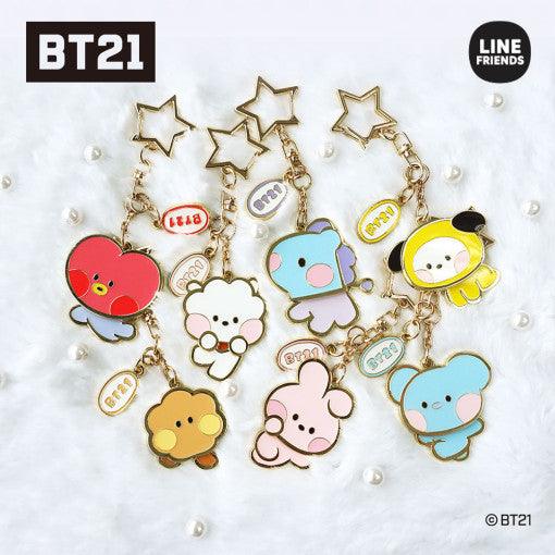 BT21 MININI METAL SWAYING KEYCHAIN - Shopping Around the World with Goodsnjoy