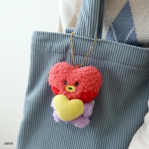 BT21 minini PLUSH KEYRING HEART