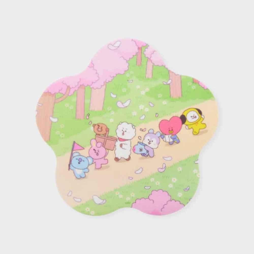 BT21 MOUSE PAD SPRING DAYS - Shopping Around the World with Goodsnjoy