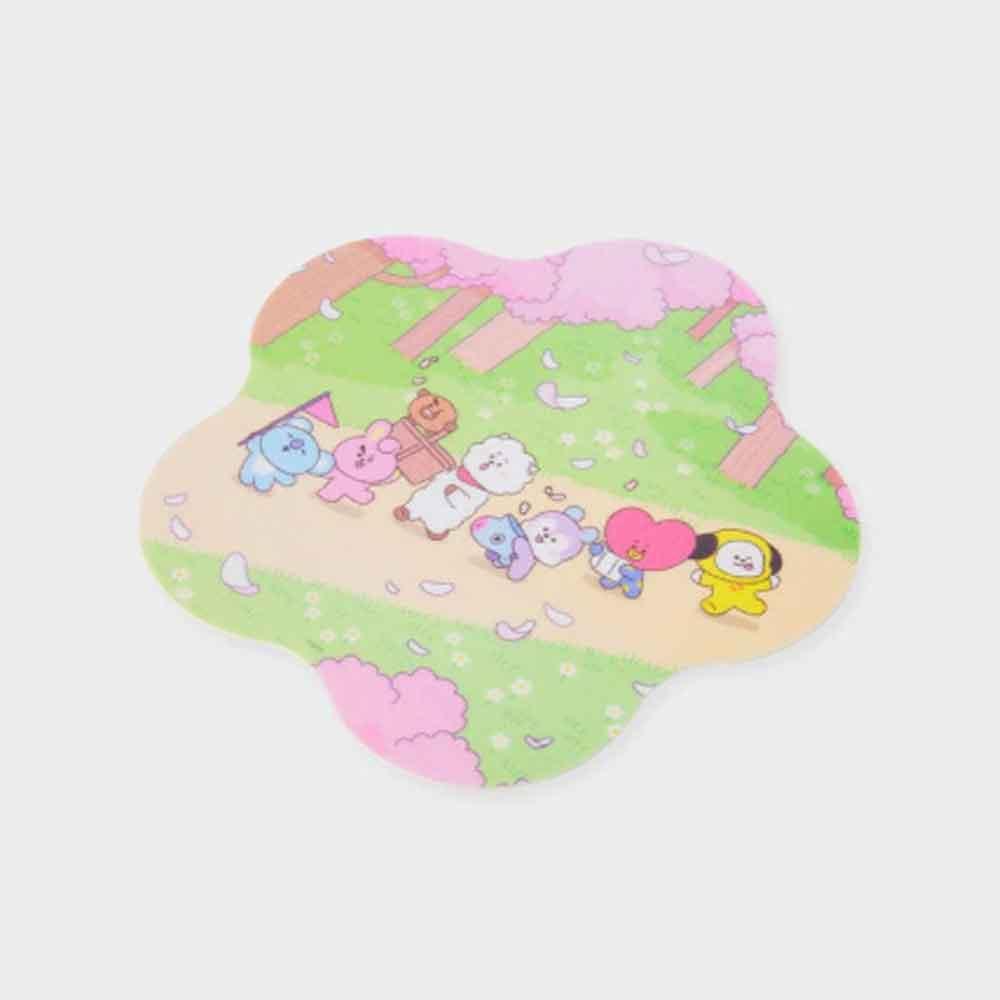 BT21 MOUSE PAD SPRING DAYS - Shopping Around the World with Goodsnjoy