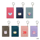 BT21 VACANCE LEATHER PATCH CARD HOLDER - Shopping Around the World with Goodsnjoy