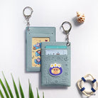 BT21 VACANCE LEATHER PATCH CARD HOLDER - Shopping Around the World with Goodsnjoy