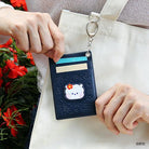 BT21 VACANCE LEATHER PATCH CARD HOLDER - Shopping Around the World with Goodsnjoy