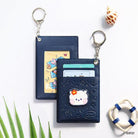 BT21 VACANCE LEATHER PATCH CARD HOLDER - Shopping Around the World with Goodsnjoy