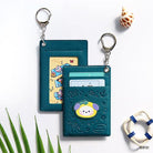 BT21 VACANCE LEATHER PATCH CARD HOLDER - Shopping Around the World with Goodsnjoy