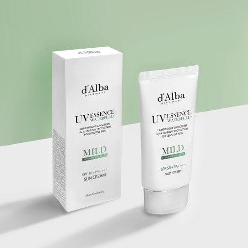 D`ALBA Waterfull Mild Sun Cream 50mlX2 - Shopping Around the World with Goodsnjoy