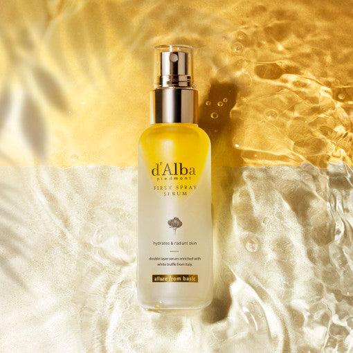 D`ALBA White Truffle First Spray Serum 100ml (Yellow ver) - Shopping Around the World with Goodsnjoy
