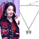 [IVE JANGWONYOUNG WEARING] BOLD RIBBON KITSCH UNIQUE LOVELY NECKLACE HALSKETTE - Shopping Around the World with Goodsnjoy