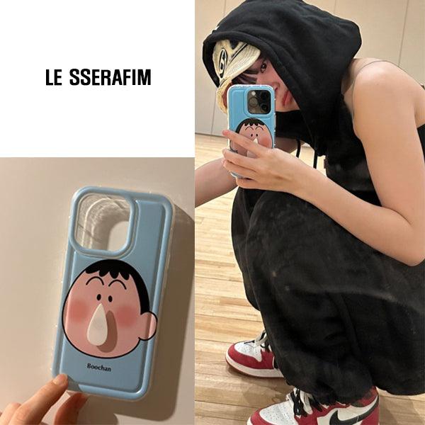 【LE SSERAFIM CHAE WON Wear】 MAENGU Smart Phone Case - Shopping Around the World with Goodsnjoy