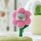 LINE FRIENDS minini FLOWER PLUSH KEYRING - Shopping Around the World with Goodsnjoy