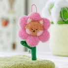 LINE FRIENDS minini FLOWER PLUSH KEYRING - Shopping Around the World with Goodsnjoy