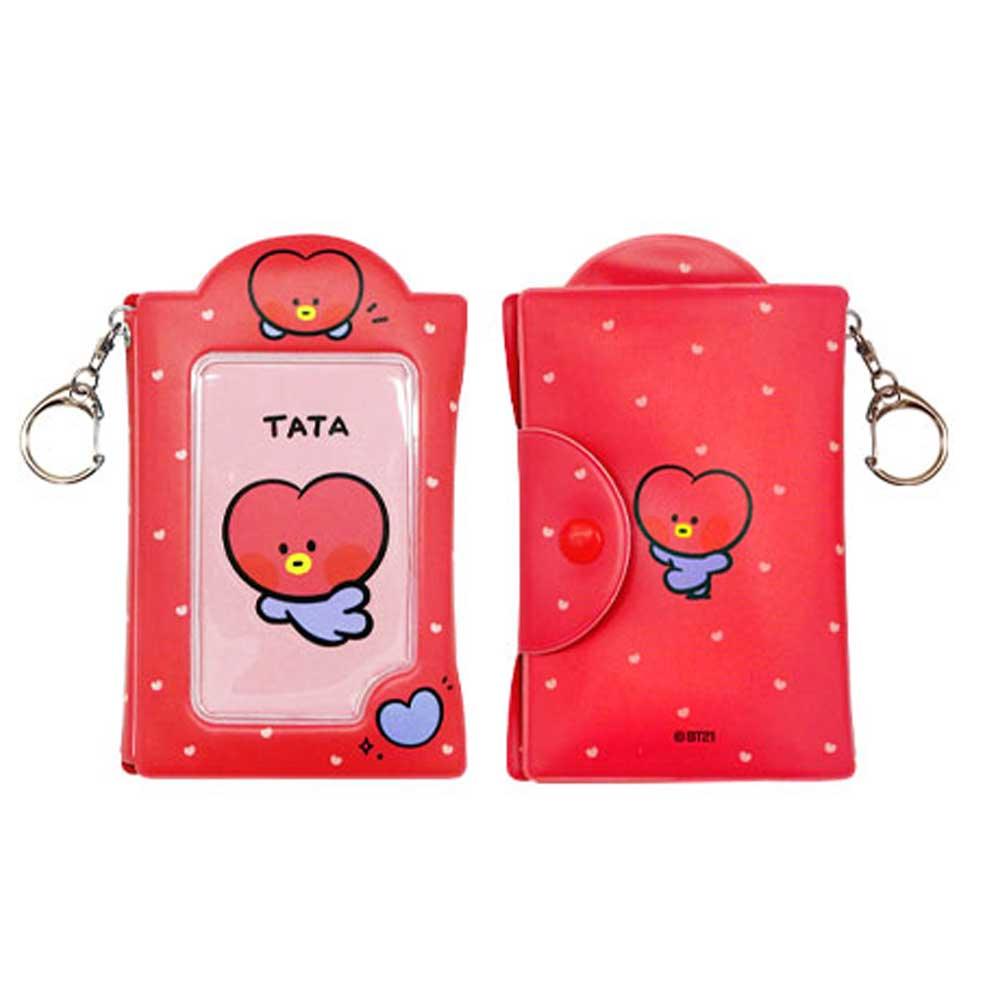 NEW BT21 minini PHOTO CARD HOLDER Shopping Around the World