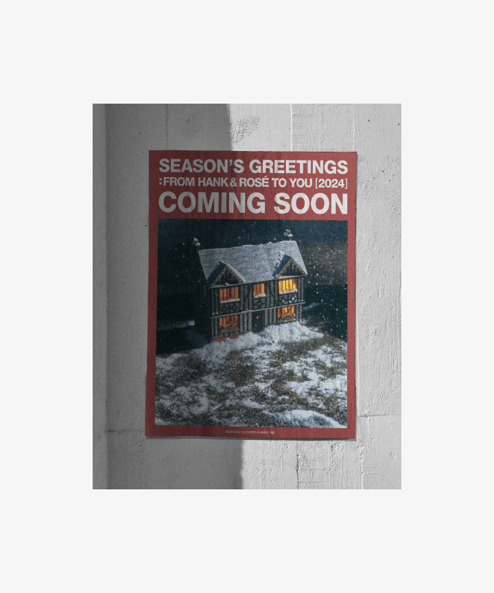 [PRE - ORDER] SEASON’S GREETINGS: FROM HANK & ROSÉ TO YOU [2024] (GIFT FOR PRE-ORDER PURCHASER)(WEVERSE SHOP VER.) - Shopping Around the World with Goodsnjoy