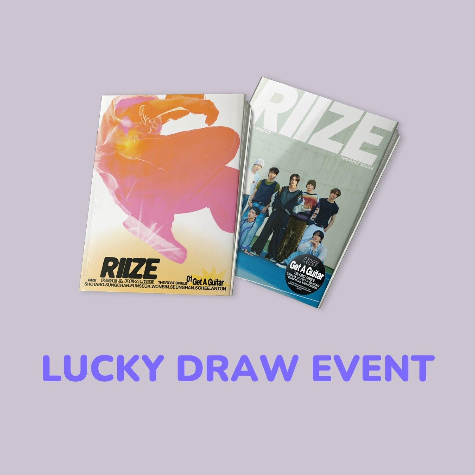 RIIZE - Get A Guitar / 1ST SINGLE ALBUM (SMTOWN LUCKY DRAW EVENT) - Shopping Around the World with Goodsnjoy