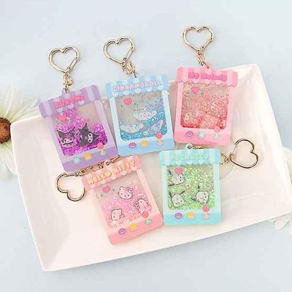 SANRIO CHARACTERS CLAW MACHINE GAME KEYRING - Shopping Around the World with Goodsnjoy